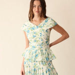 Loulou La Dune Dress Lily Set in Green