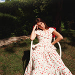 Loulou La Dune Dress Lily Set in Red