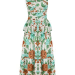 Loulou La Dune Dress Lily Set in Sage Green