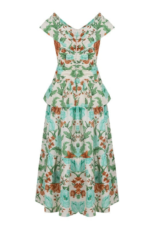 Loulou La Dune Dress Lily Set in Sage Green