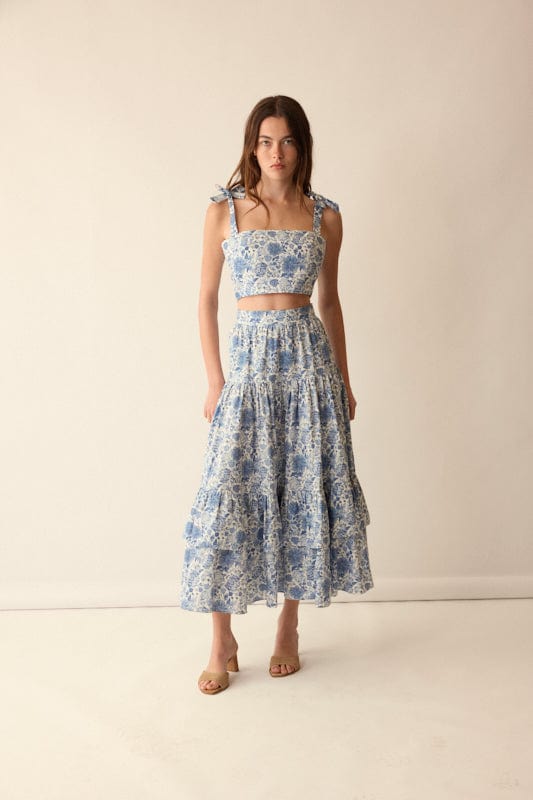 Loulou La Dune Dress Mia Set in Blue