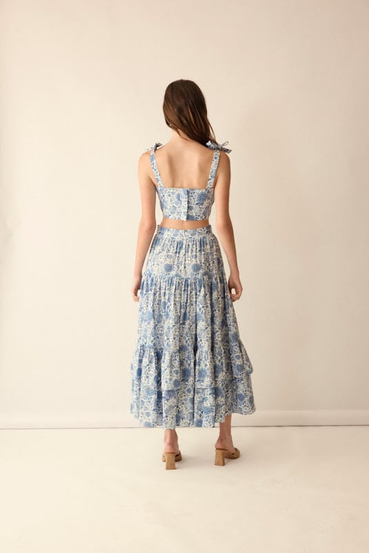 Loulou La Dune Dress Mia Set in Blue