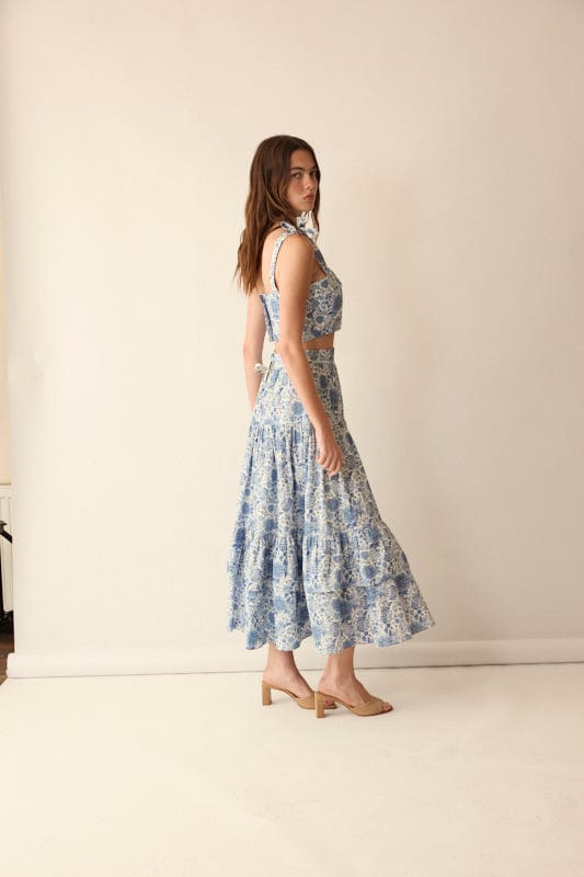 Loulou La Dune Dress Mia Set in Blue
