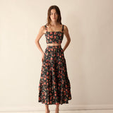 Loulou La Dune Dress Mia Set in Midnight Garden