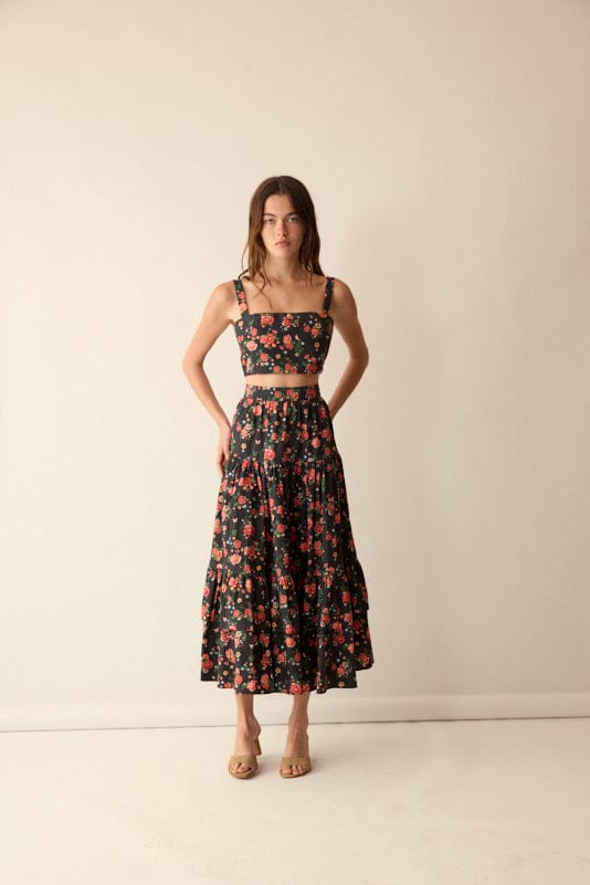 Loulou La Dune Dress Mia Set in Midnight Garden