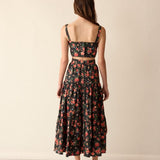 Loulou La Dune Dress Mia Set in Midnight Garden