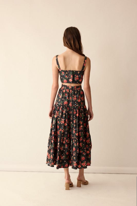 Loulou La Dune Dress Mia Set in Midnight Garden