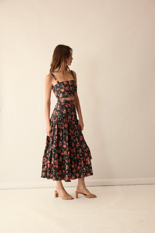 Loulou La Dune Dress Mia Set in Midnight Garden