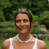 LouLu Necklaces Comporta Pearl Coin Choker Necklace
