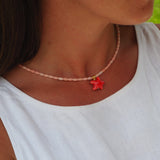 LouLu Necklaces Coral Starfish Necklace