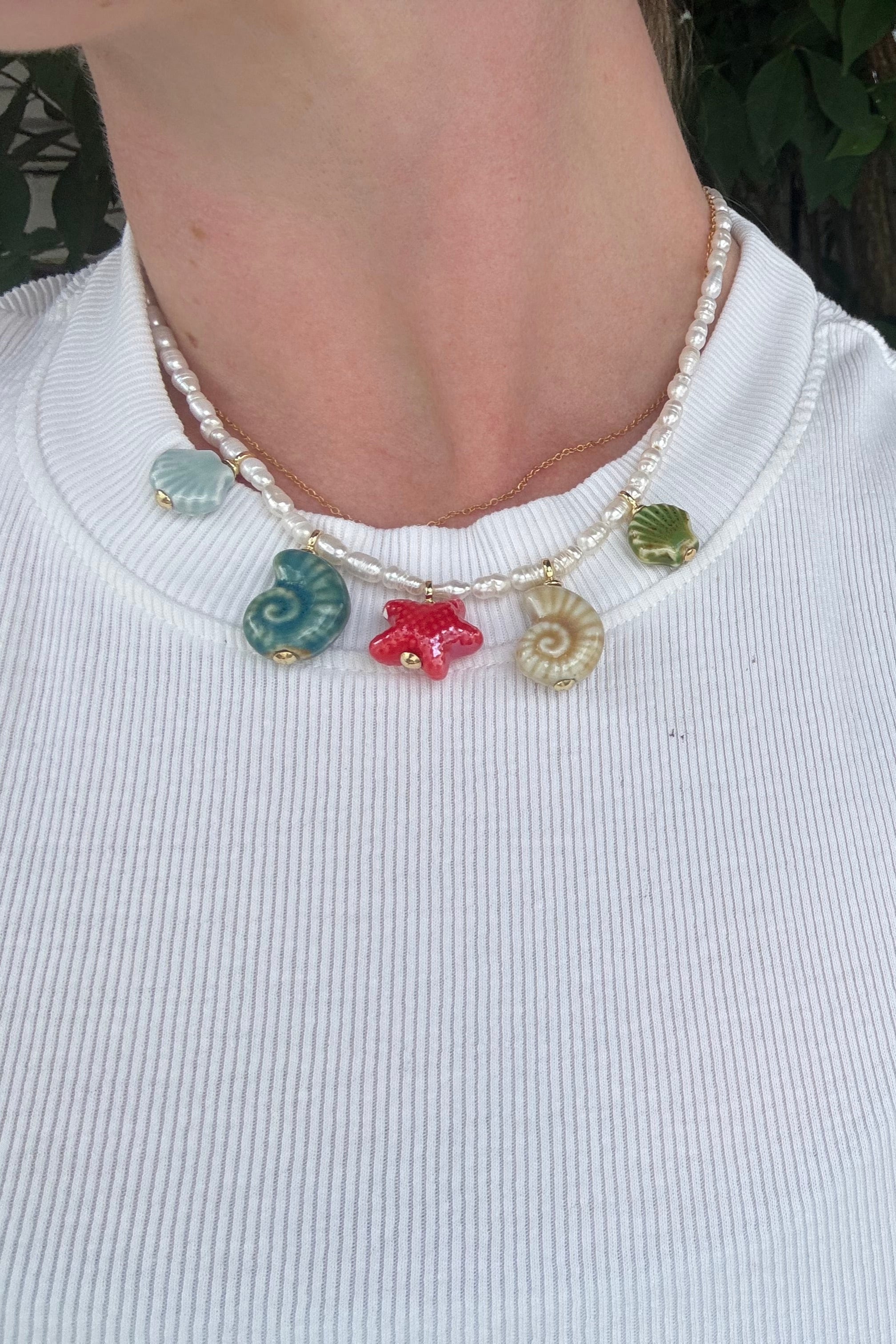 LouLu Necklaces Sea Party Charm Necklace