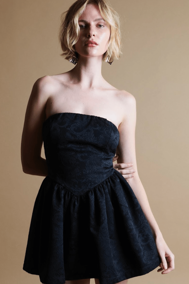 roxanne mini dress Vestido Mini Roxanne Chiffon - Medium
