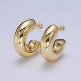 Margot Ferree Jewelry Earrings The Chunky Hoops