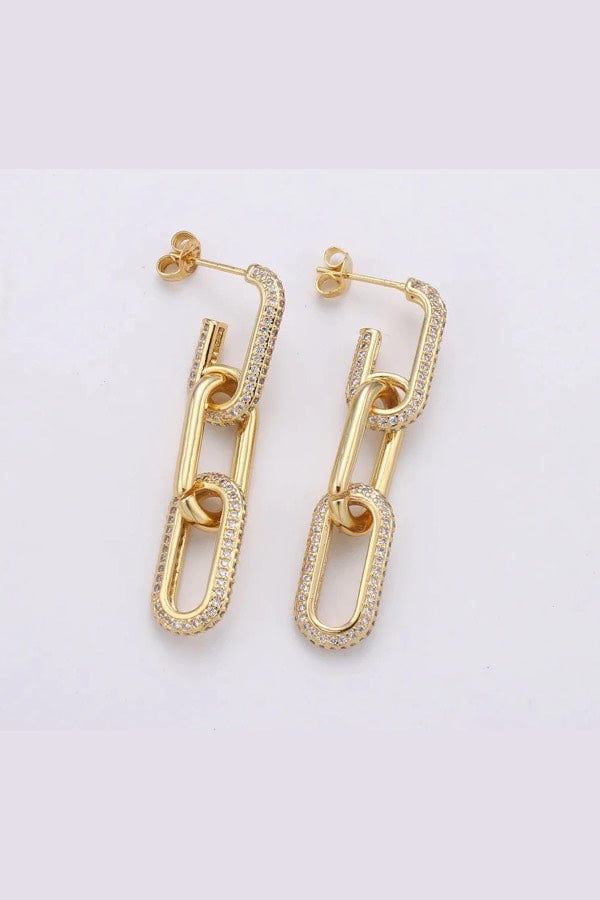 Margot Ferree Jewelry Earrings The Crystal Paperclips