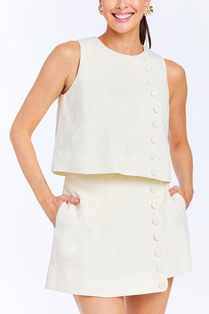 MESTIZA NEW YORK Daytime Etta Scallop Skort