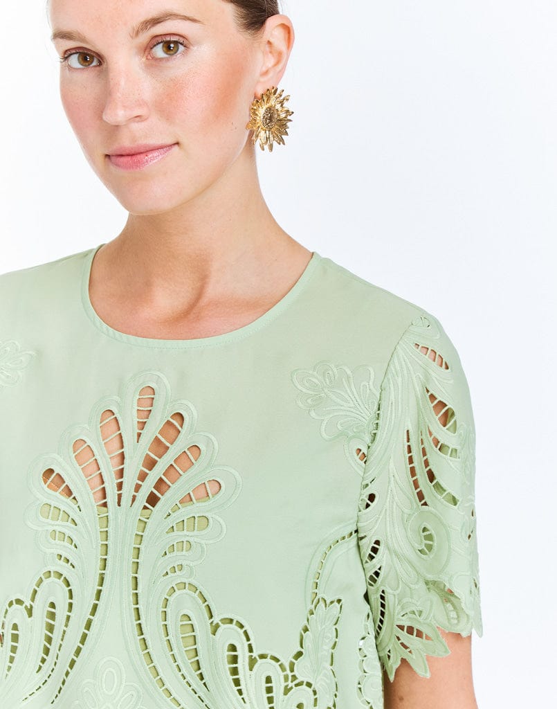 MESTIZA NEW YORK Daytime Lupe Lace Mini Dress