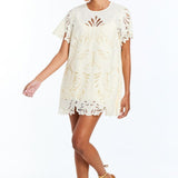 MESTIZA NEW YORK Daytime Pre-Order - Lupe Lace Mini Dress