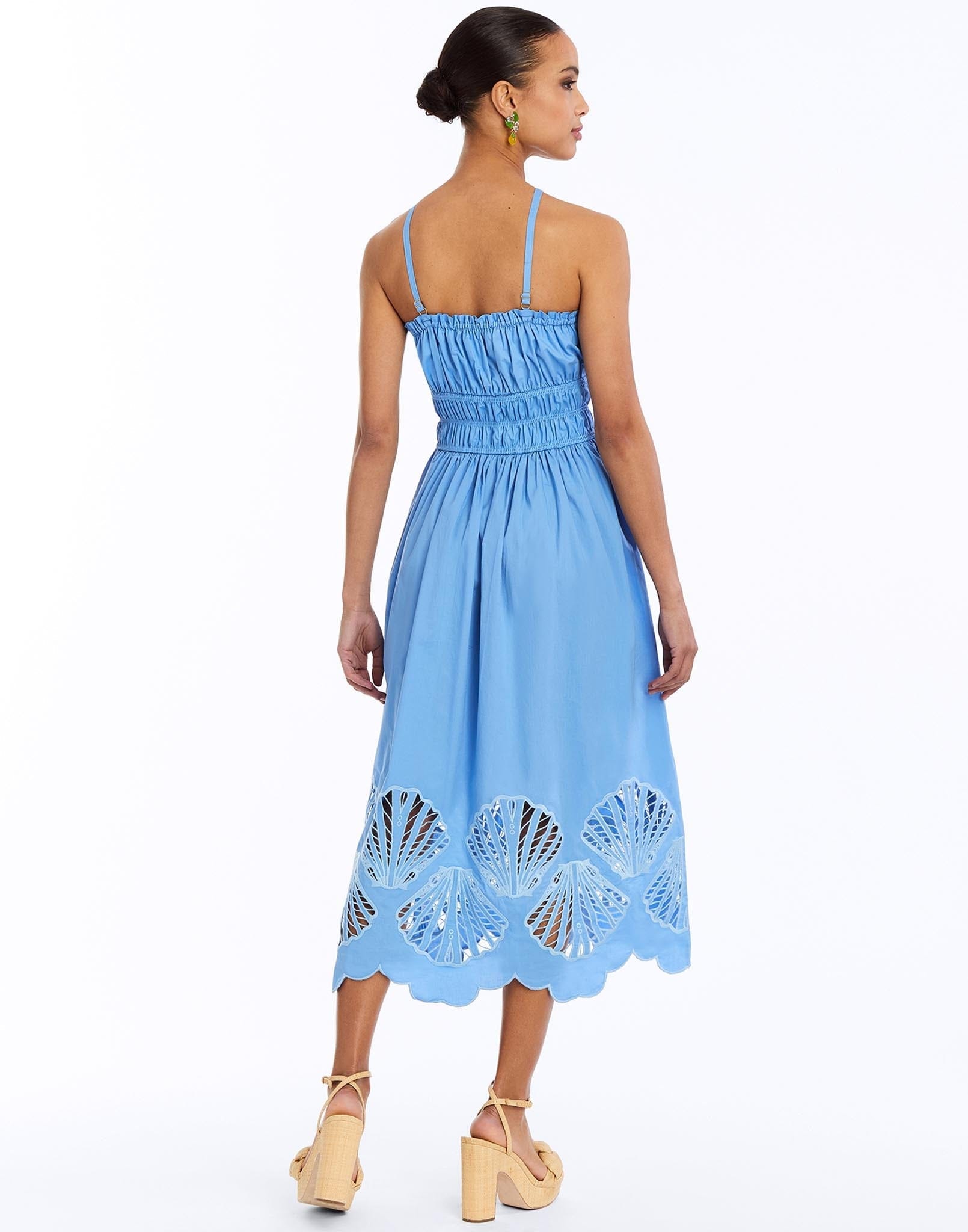 MESTIZA NEW YORK Dress Spritz Smocked Midi Dress