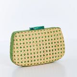 MESTIZA NEW YORK Handbags OS / Green/Natural Solihiya Rafé x Mestiza Solihiya Clutch Bag