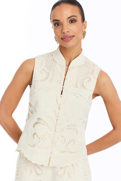 MESTIZA NEW YORK Top Bora Bora Lace Top