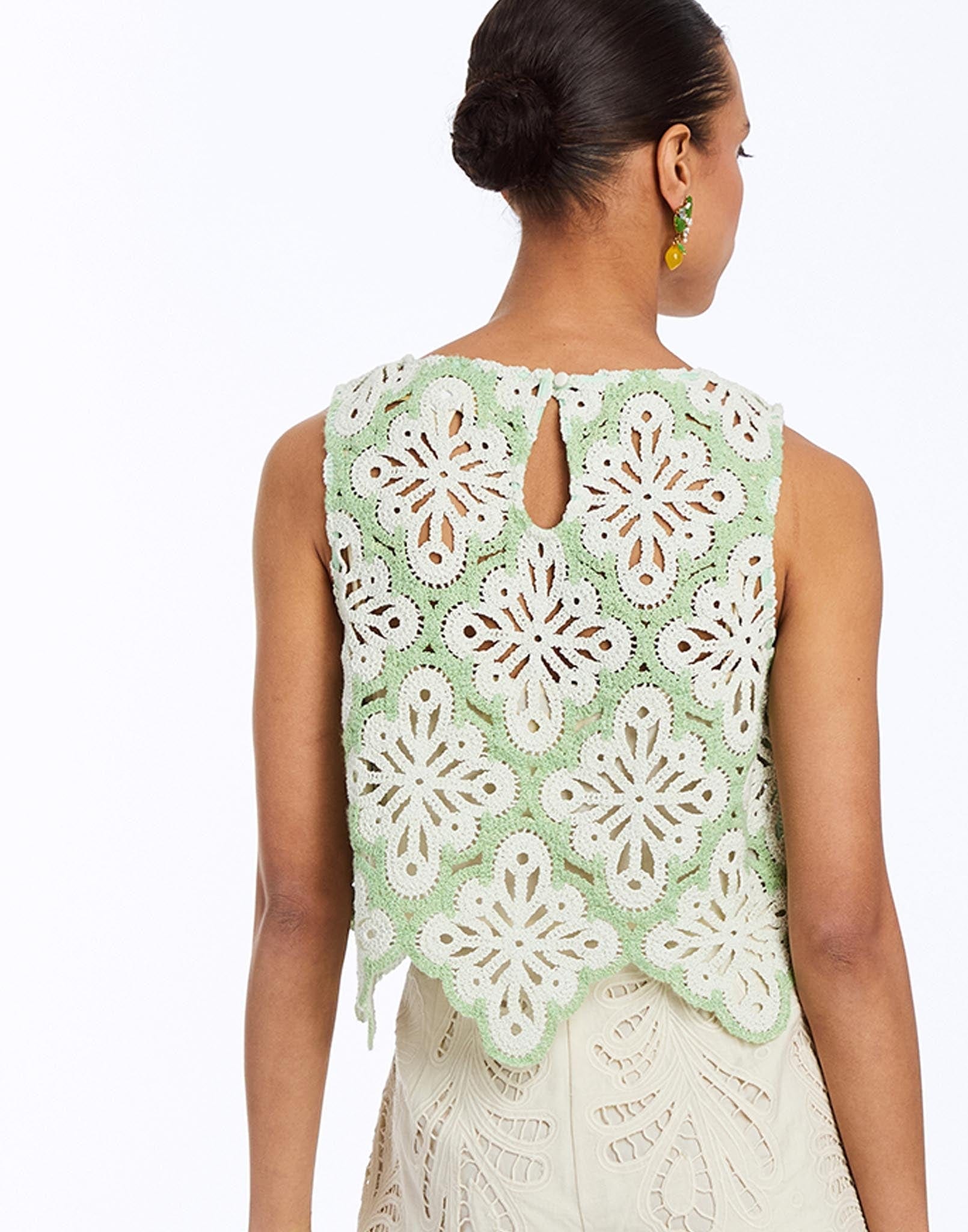 MESTIZA NEW YORK Top Hana Crochet Top