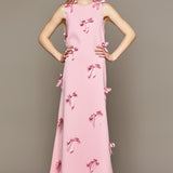 MME. Mink Dress MME. Carlton Bow Garden Dress - Rose