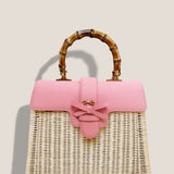 MME. Mink Handbags MME. Carlton Monaco Bag - Rose