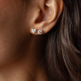 Modern Gem Co Amora 5mm Heart Stud