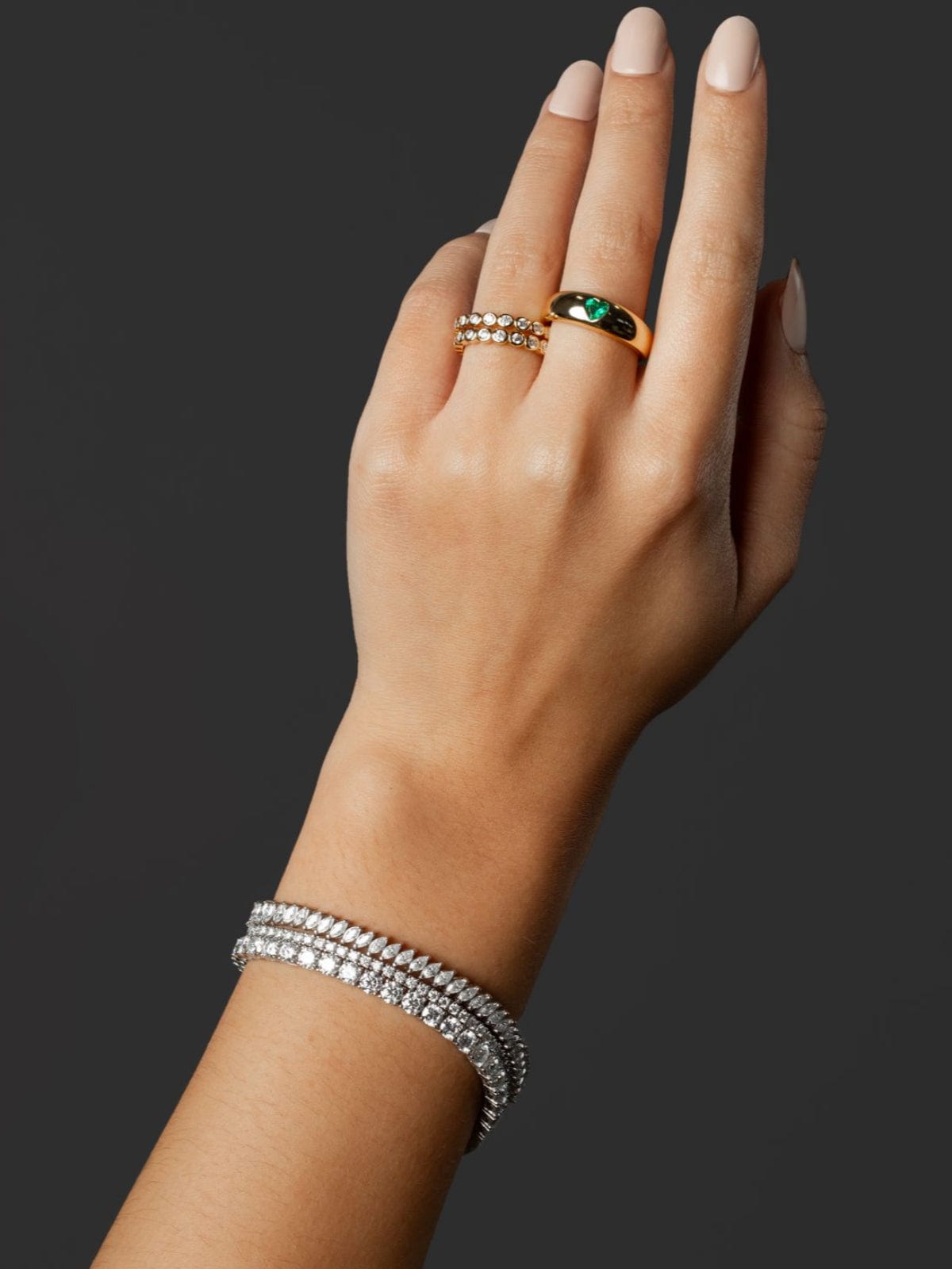 Modern Gem Co Arden 4mm Marquise Tennis Bracelet