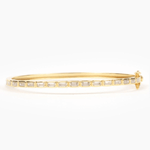 Modern Gem Co Baguette Bangle Bracelet