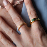 Modern Gem Co Esme Heart Dome Ring