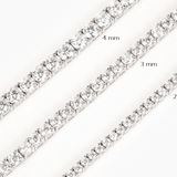 Modern Gem Co Mae 2mm Round Tennis Bracelet