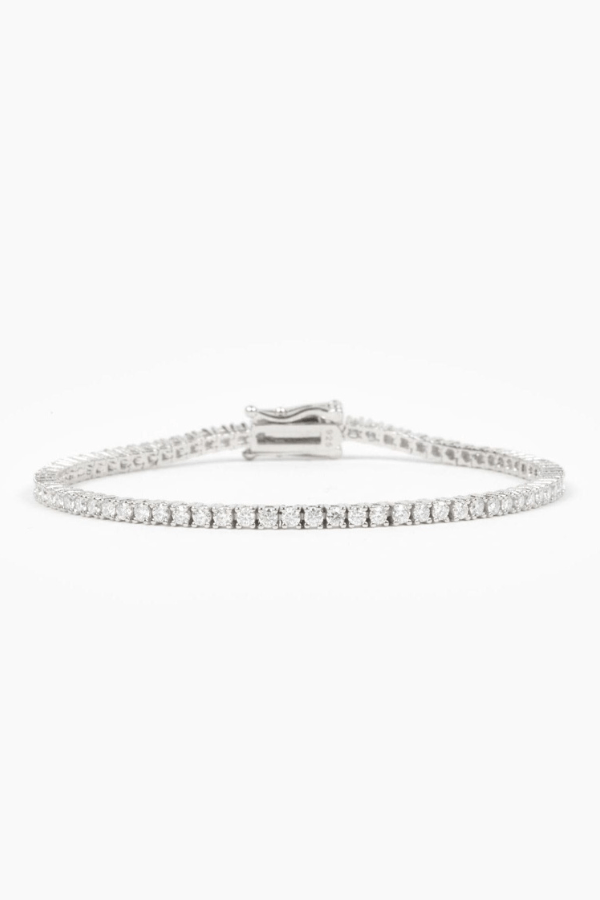 Modern Gem Co Mae 2mm Round Tennis Bracelet