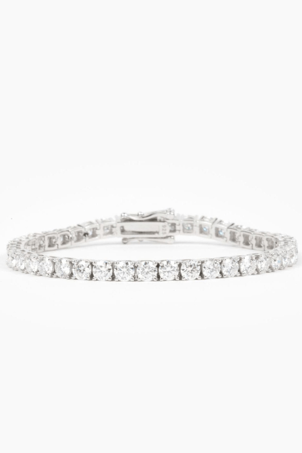 Modern Gem Co Mae 4mm Round Tennis Bracelet