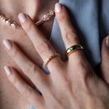 Modern Gem Co Remi Round Bezel Ring