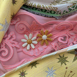 Nicola Bathie Jewelry Earrings Canary & Blanc Mismatch Daisy Stud