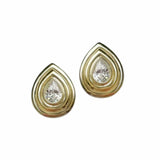 Nicola Bathie Jewelry earrings Golden RainDrop studs