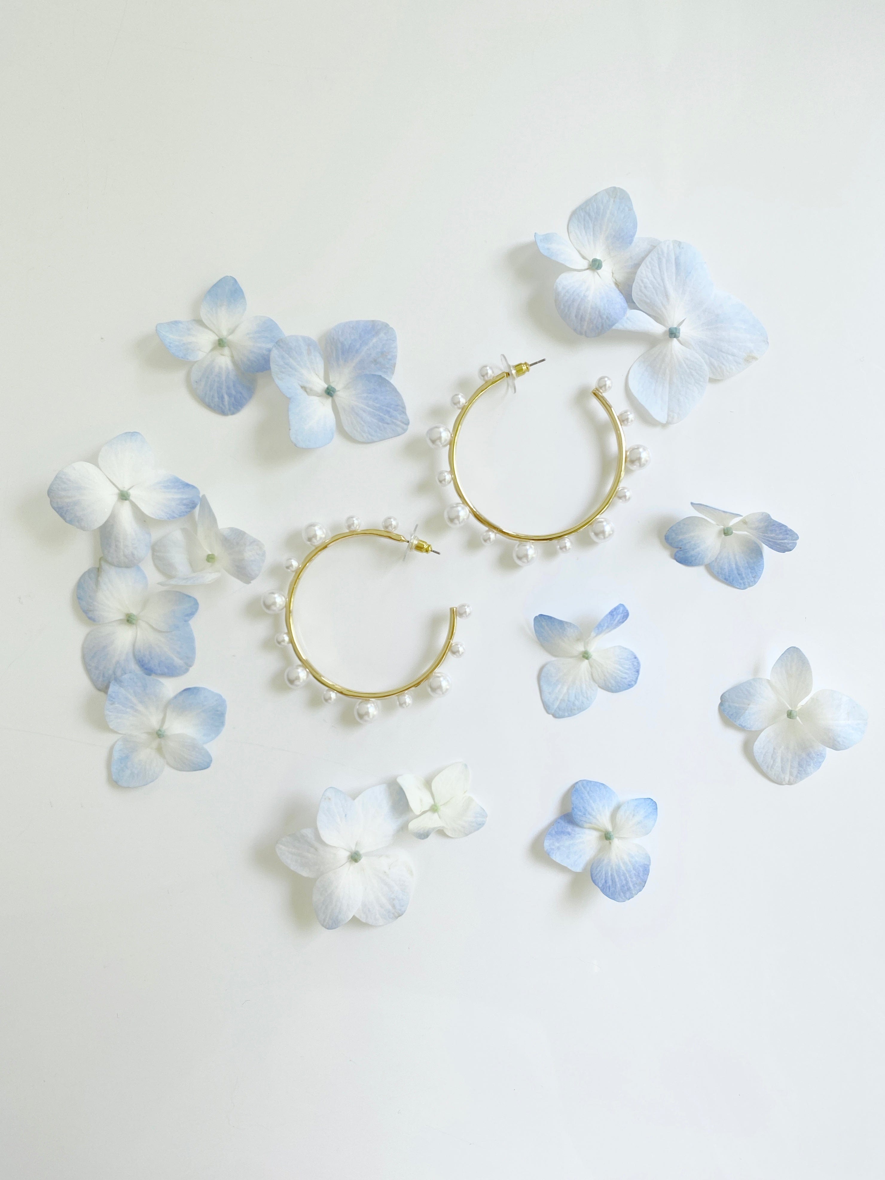 Nicola Bathie Jewelry Earrings Pearl Hoops