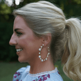 Nicola Bathie Jewelry Earrings Pearl Hoops