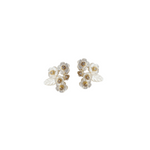 Nicola Bathie Jewelry Earrings Pre-Order - Petite Mother of Pearl Garden Bouquet