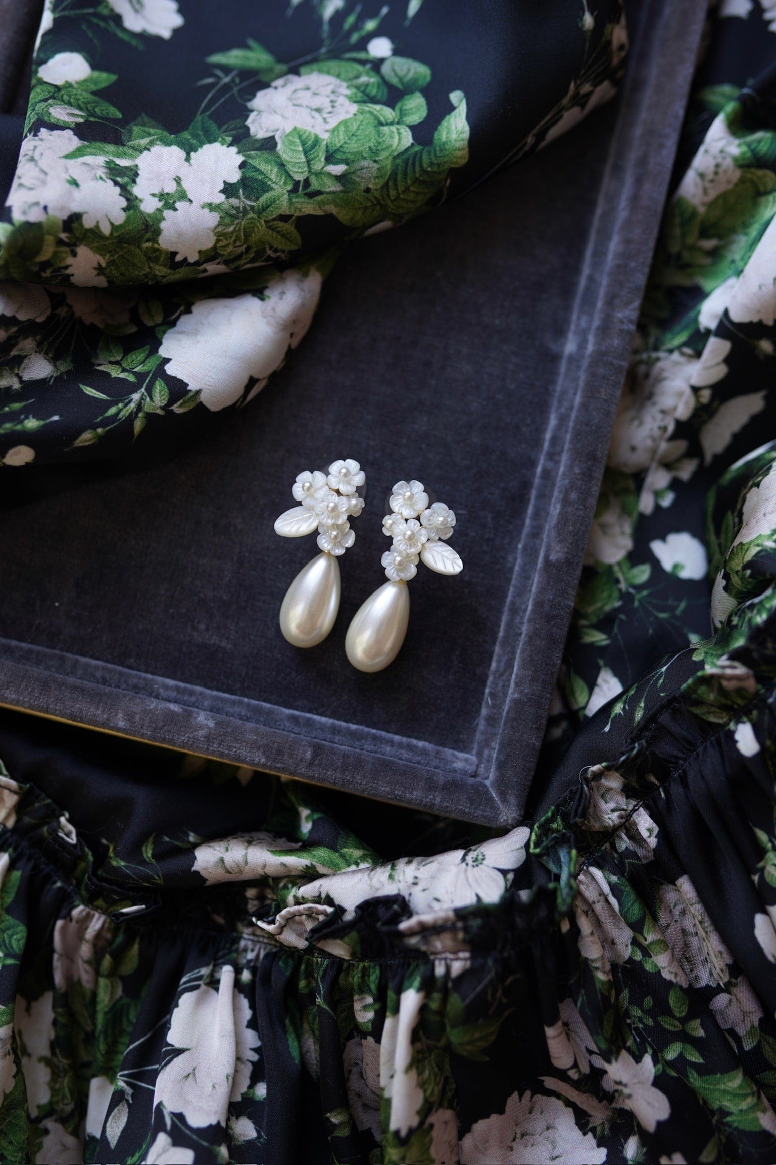 Nicola Bathie Jewelry Earrings Pre-Order - The Meredith Pearl Drop