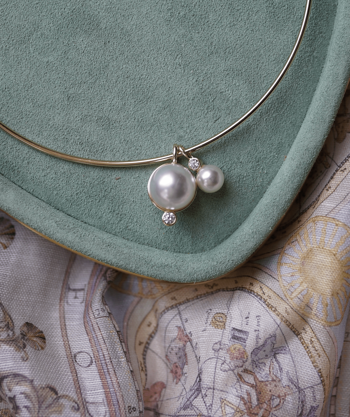 Nicola Bathie Jewelry Necklace Golden Collar Necklace
