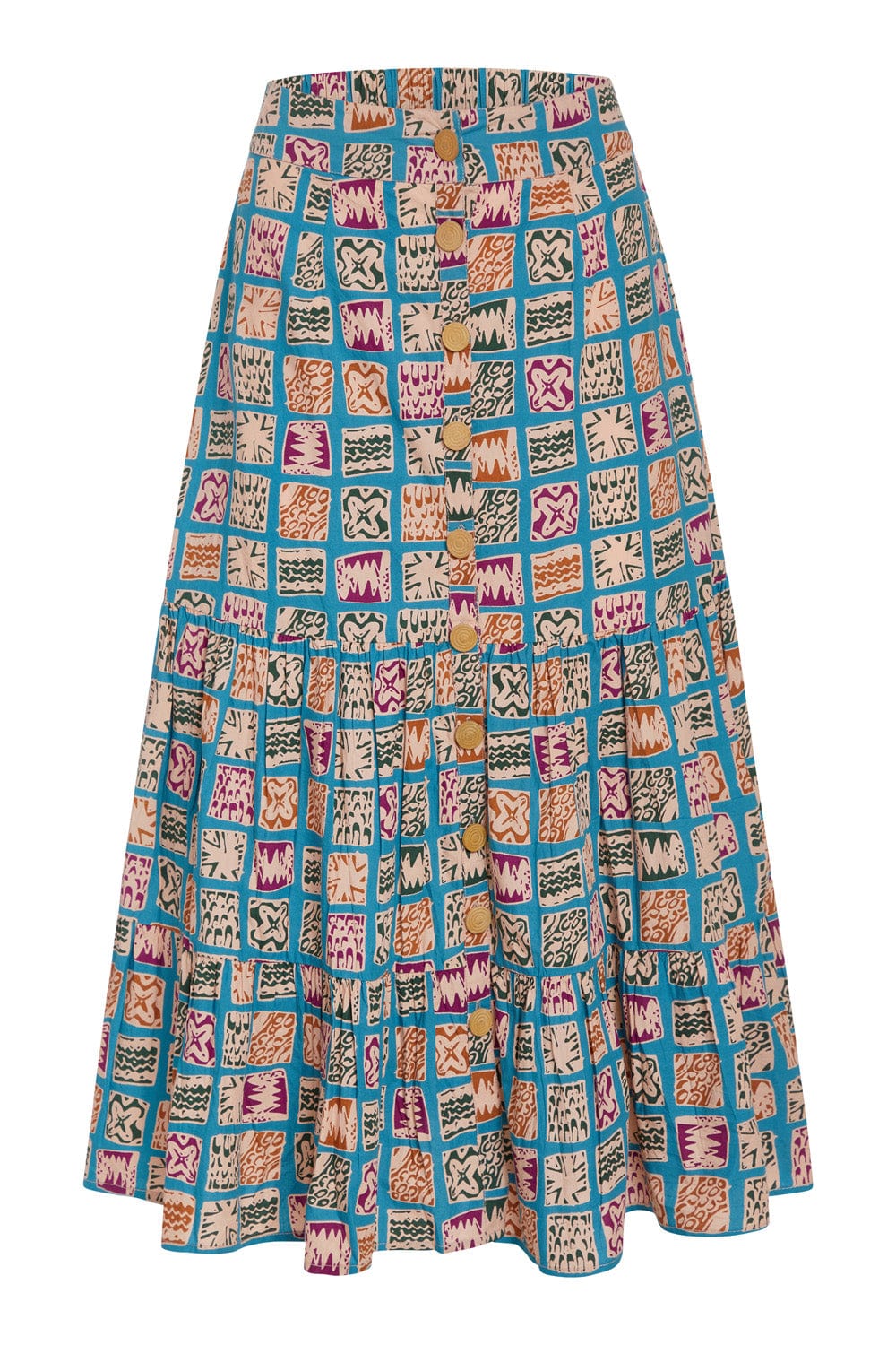 OLIVIA by Livro Skirt Eloise Skirt- Sea Tiles