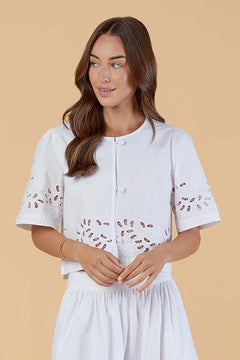 Olivia by Livro Top Heidi Top- White