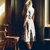 Onirik Dress Esther Dress / Black Floral Cotton