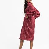 Onirik Dress Marcela Dress / Ruby Red + Alabaster Toile Cotton