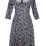 Onirik Dress Marisol Dress / Black Floral Cotton