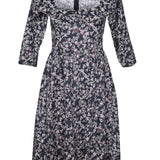 Onirik Dress Marisol Dress / Black Floral Cotton