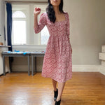 Onirik Dress Marisol Dress / Pink + Milkly White Liberty Floral Cotton
