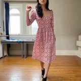 Onirik Dress Marisol Dress / Pink + Milkly White Liberty Floral Cotton